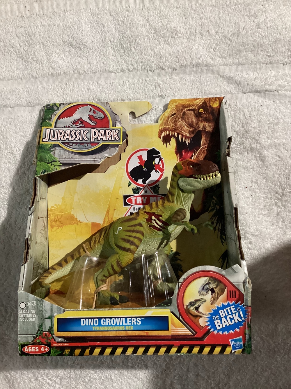 Jurassic Park Dino Growlers Tyrannosaurus Rex Action Figure - Green